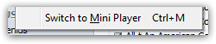 iTunes Miniplayer