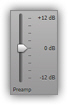 Using iTunes Equalizer's Preamp setting
