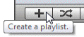 Create playlist button