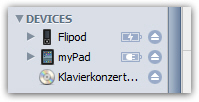 Eject loaded CD's or plugged-in devices (like iPod or iPad) from iTunes