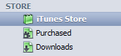 iTunes showing new downloads available from the iTunes Store