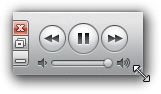 Resize the iTunes Mini Player window