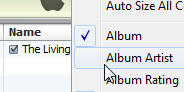 Right-click to add more sort columns in iTunes